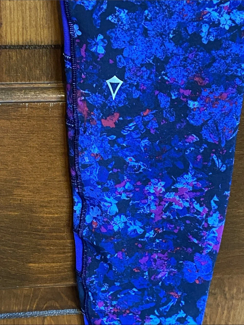 Ivivva rhythmic tight tech mesh vibrant floral print breathable Size 14 Girls